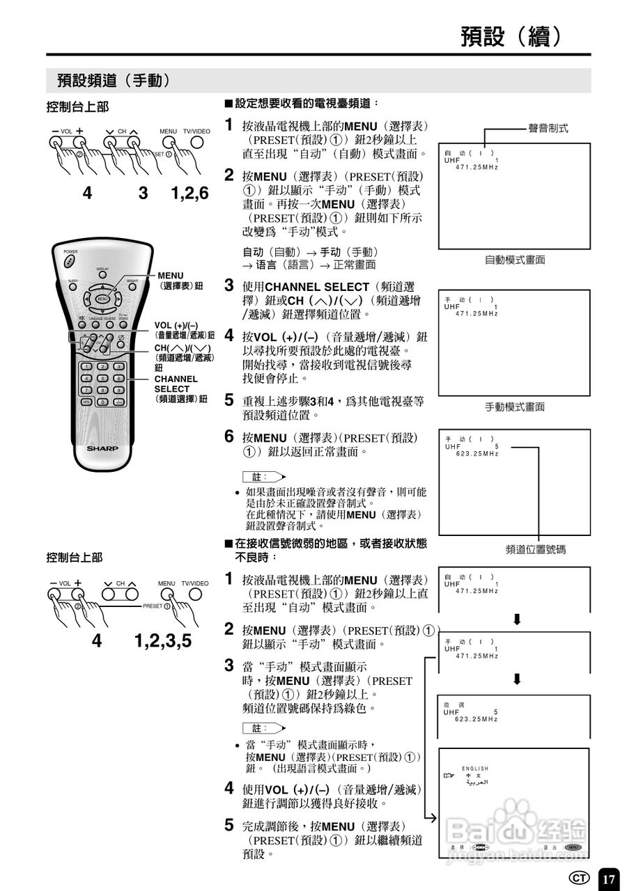 声宝LC-15B4H型液晶电视机说明书:[2]