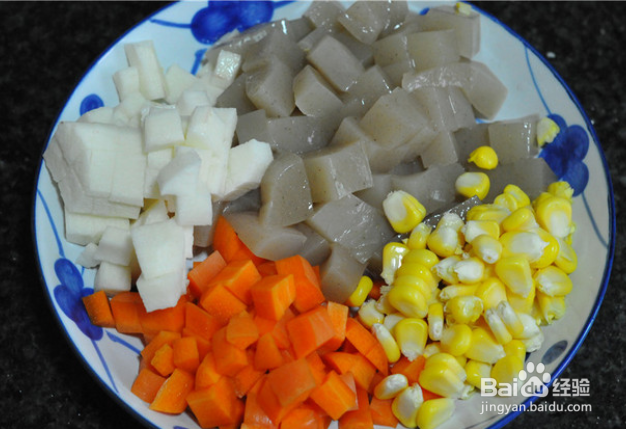 如何制作五彩魔芋丁