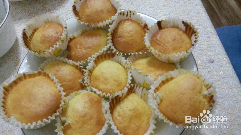 烤箱版戚风小蛋糕