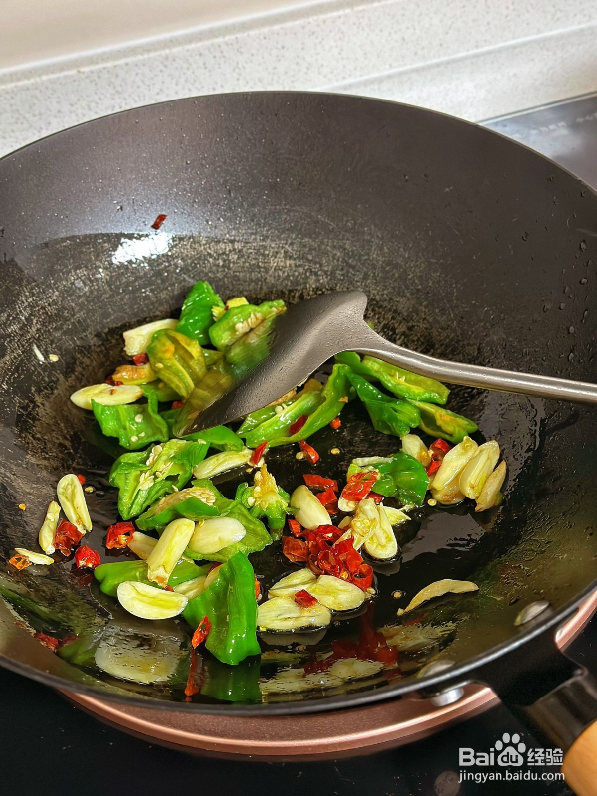 青椒炒茄子的做法