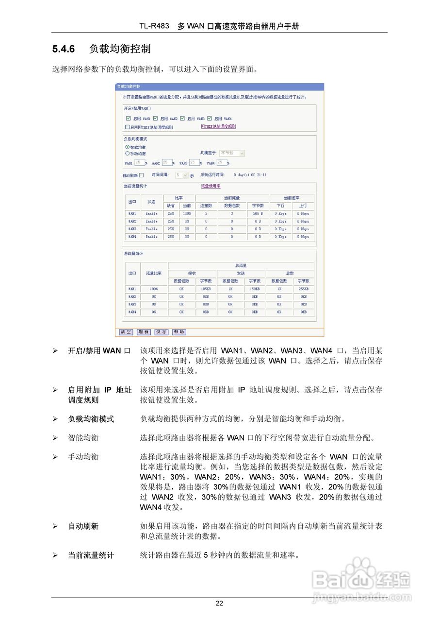多WAN口高速宽带路由器TL-R483使用手册:[3]