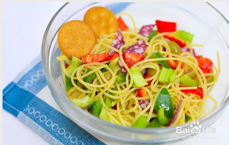 如何制作面条沙拉