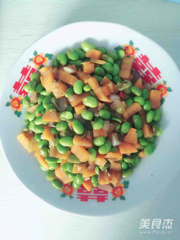 素炒毛豆的做法