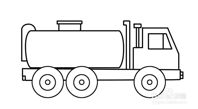 最大的油罐车怎么画图片