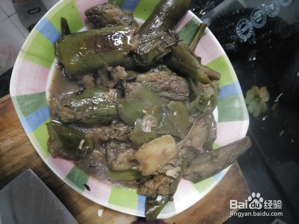 酱炖手撕青茄子