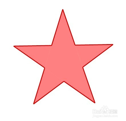 几何画板如何给五角星涂颜色