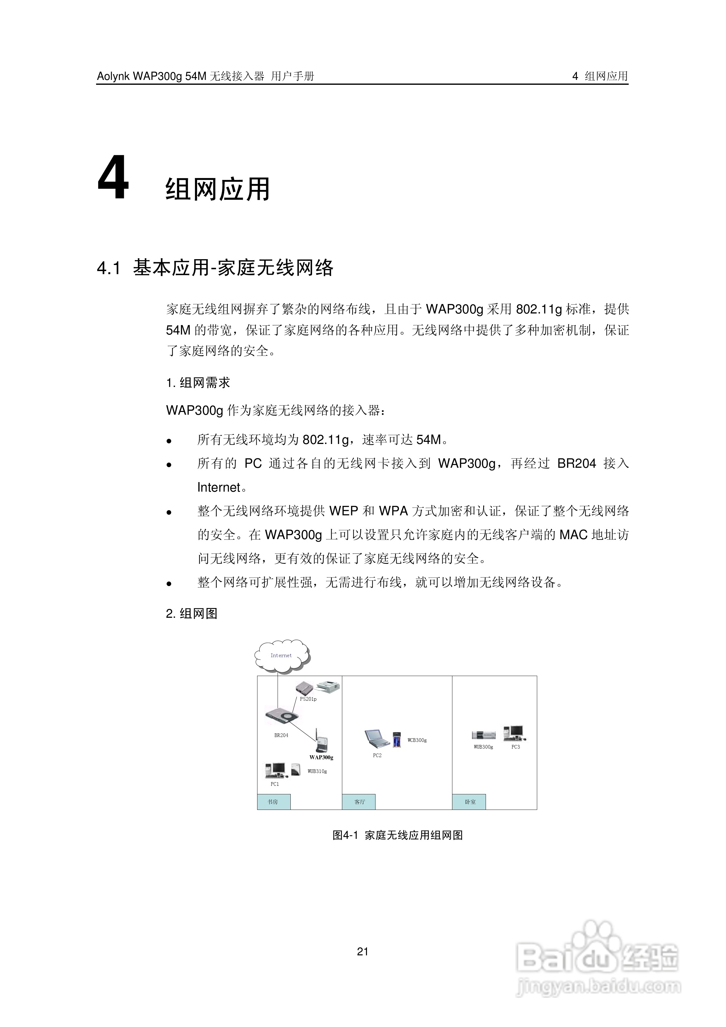 华三交换机WAP300g54M型说明书:[3]