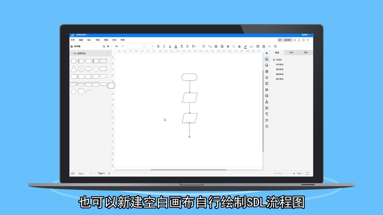 SDL流程图怎么画
