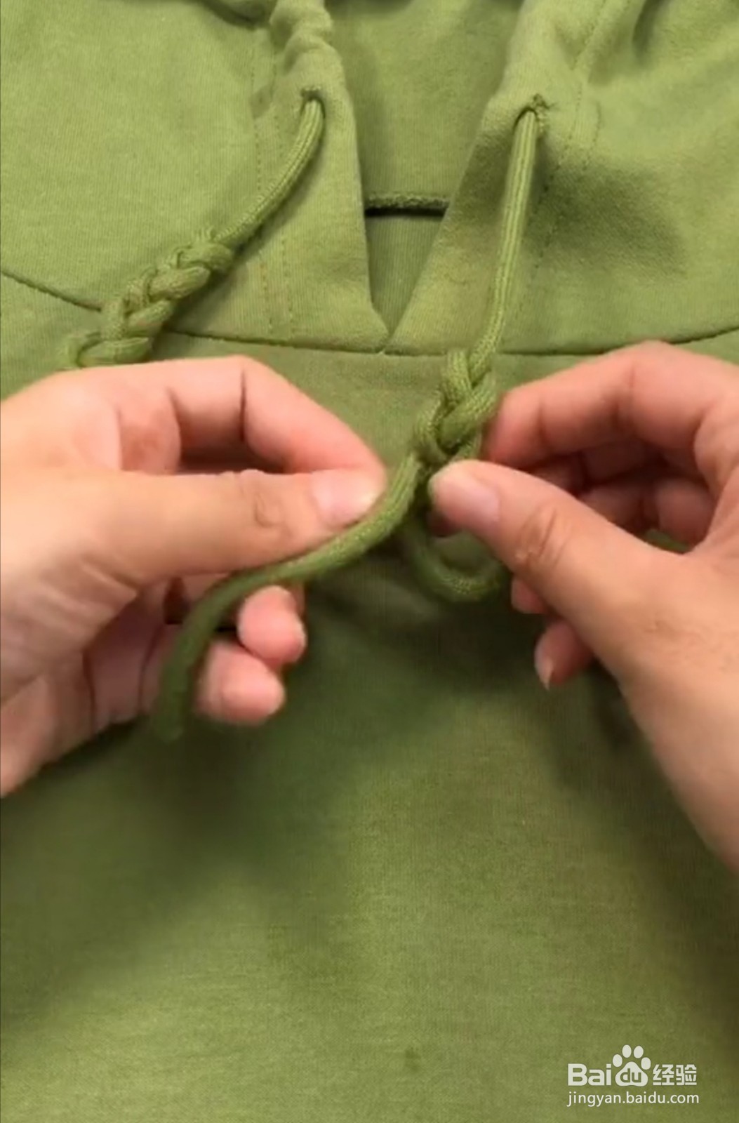 卫衣绳子的花样系法