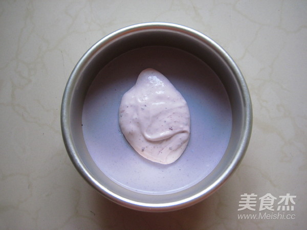 渐变蓝莓冻芝士蛋糕