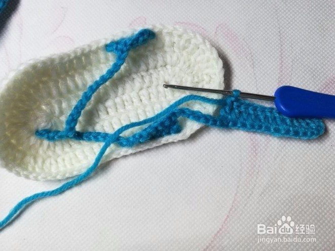 怎样钩宝宝凉鞋