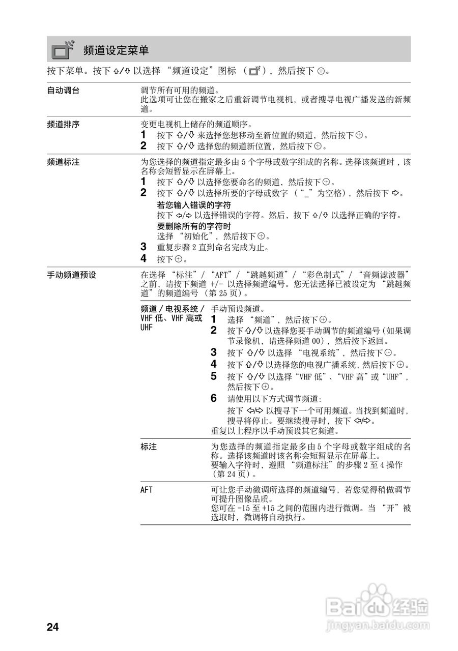 索尼KLV-32BX325液晶彩电使用说明书:[3]