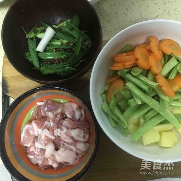 豆角焖面的做法