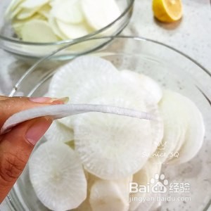 健康养生佳品酱腌拌白萝卜的做法