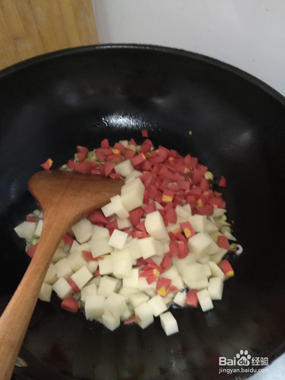 土豆胡萝卜干拌面