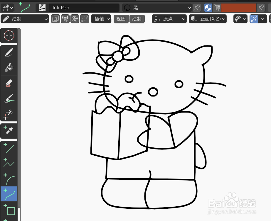 如何使用blender2.9快速设计kitty猫简图模型