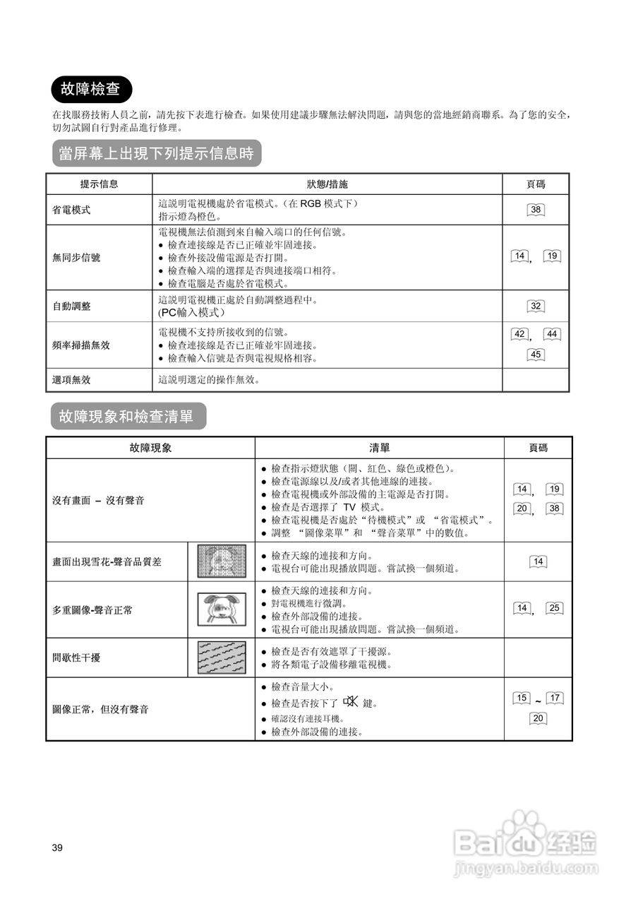 日立牌L32A01A型等离子电视机使用说明书:[5]