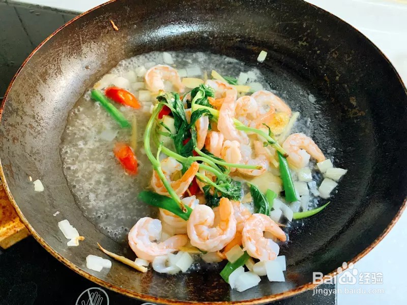 怎样做出家常菜系列之米酒炒虾仁