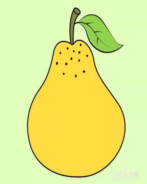 如何画一个"大鸭梨"?