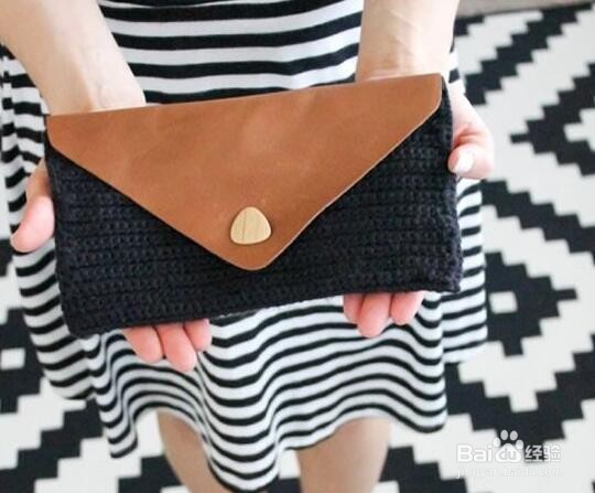DIY编织风手包 时尚又拉风!