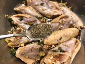 蒜香炸鸡翅、真香