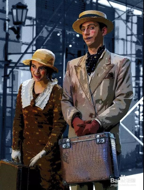 教你用PS快速将人物照片转为美式漫画效果!