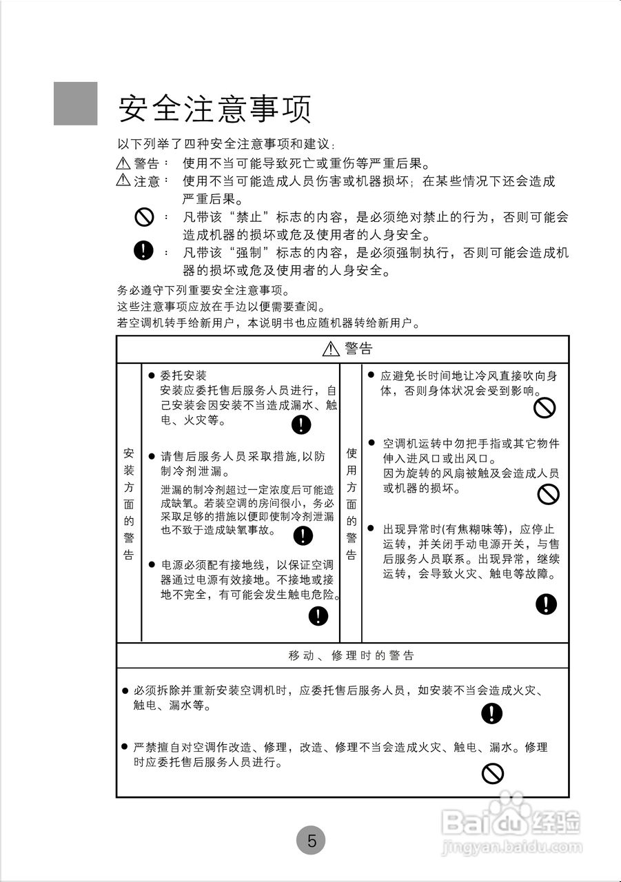 海尔KFRd-71NW/D空调使用说明书:[1]