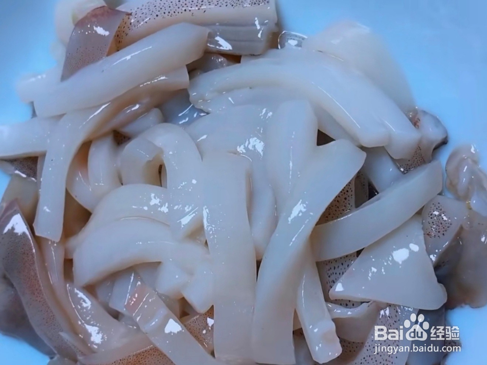 爆炒鱿鱼丝的教程