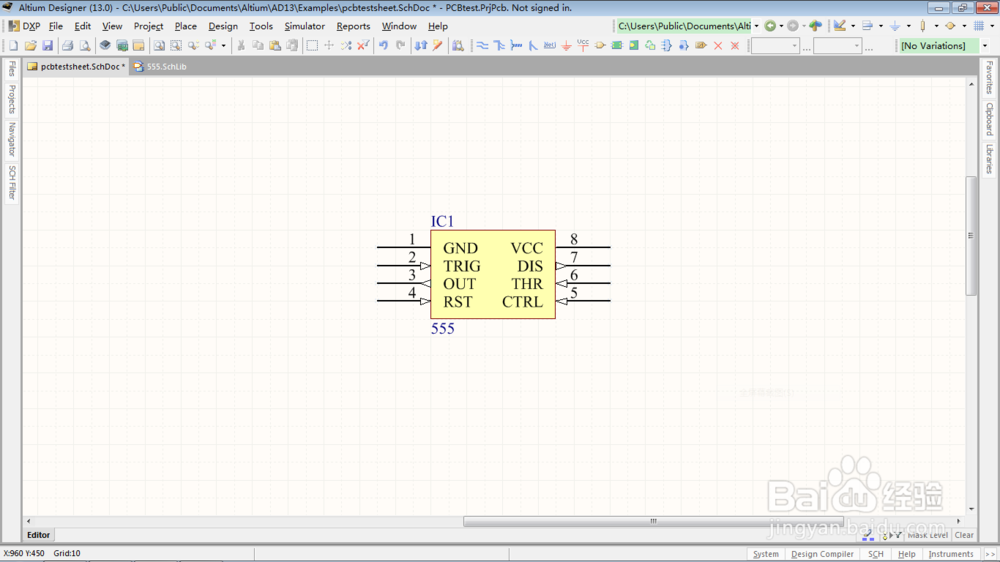 Altium Designer创建原理图元件