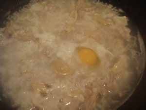 酒酿鸡肉羹