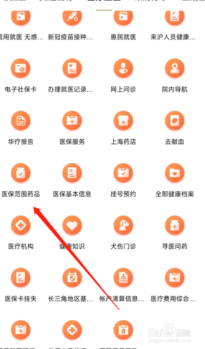 随申办市民云查询医保范围药品