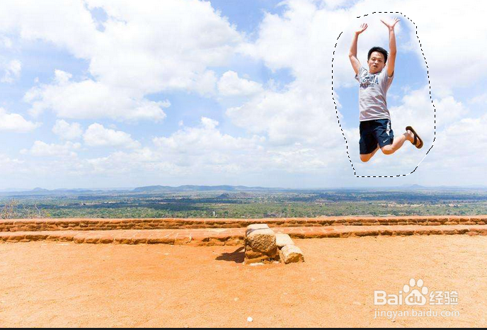 PS快速将图片中的人物移动位置