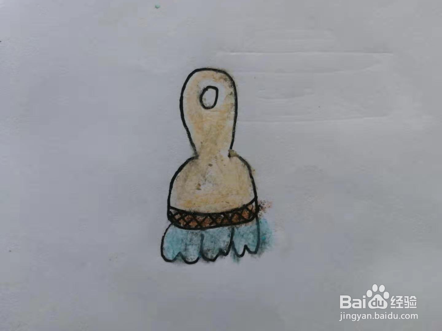 简笔画小刷子