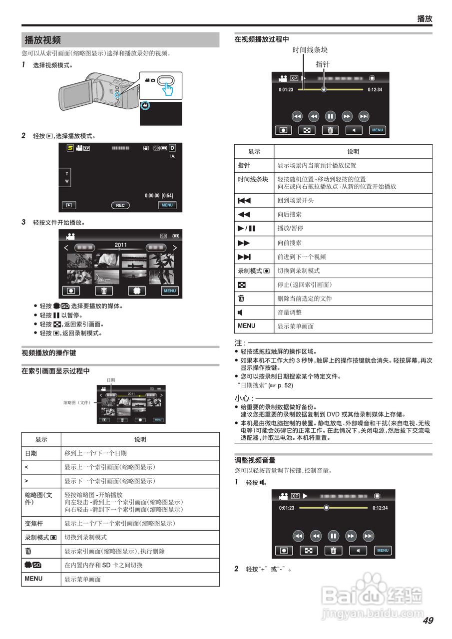 JVC GZ-HM445AC数码摄像机说明书:[5]