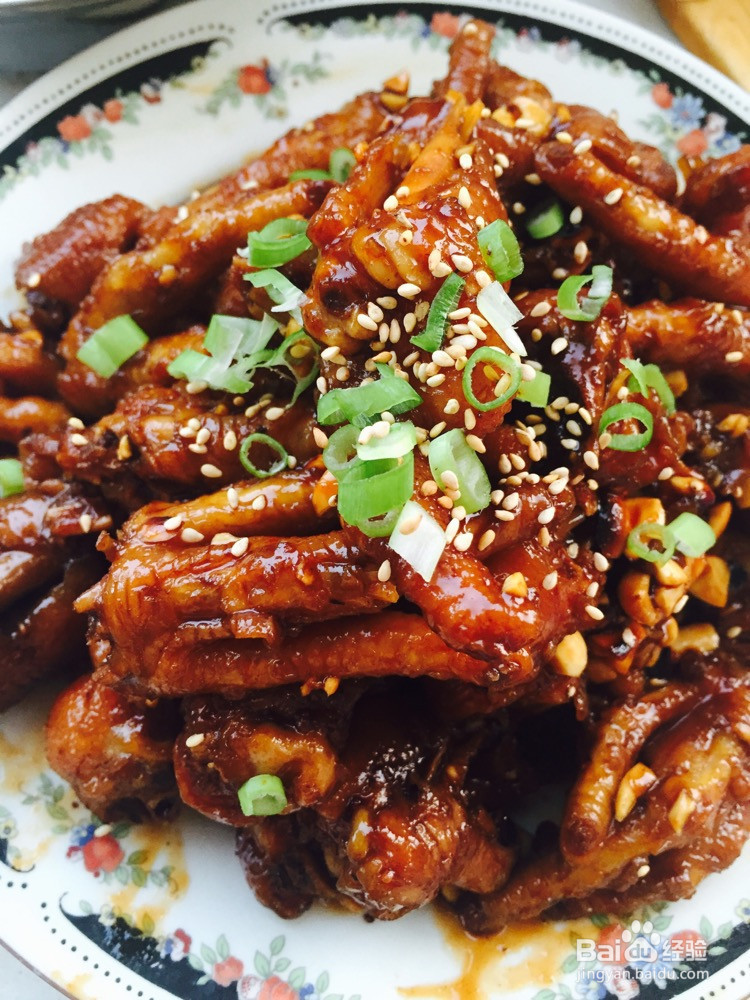 普洱茶韩式鸡爪的做法