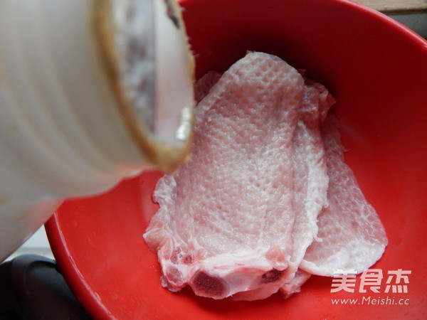 空炸猪排的做法