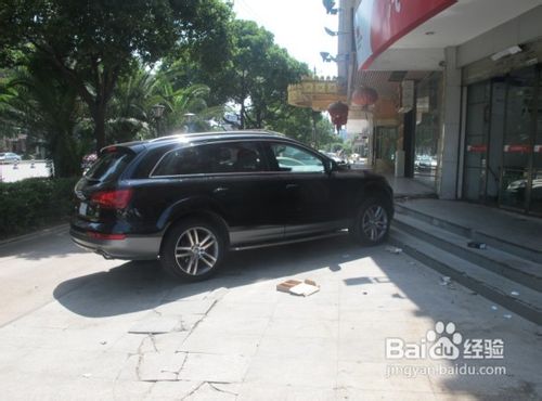 奥迪Q7原车升级手写导航GPS导航效果图