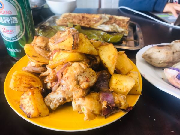 蒜香奶油烤鸡腿