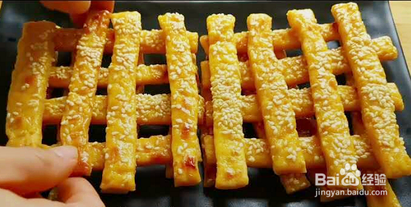 自制红薯芝麻条