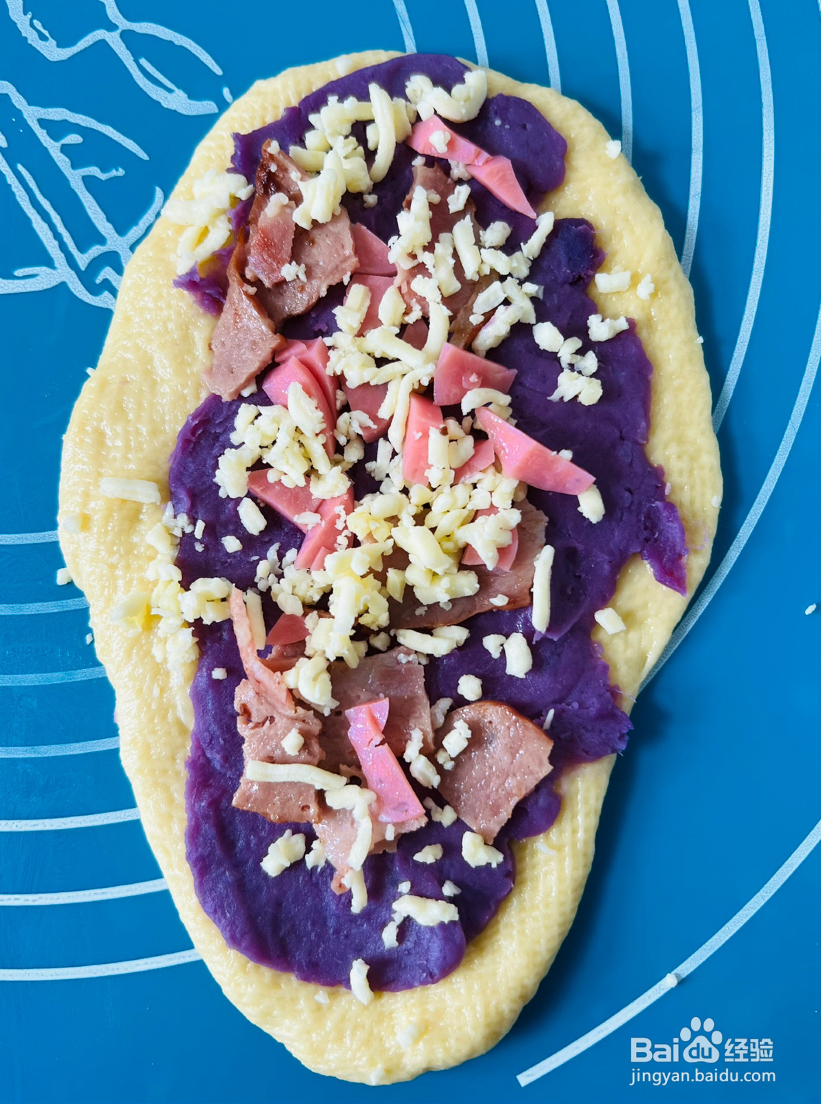 紫薯芋泥软面包的做法