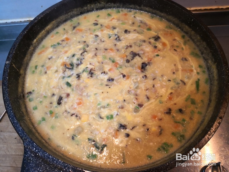 汤圆玉米羹的做法