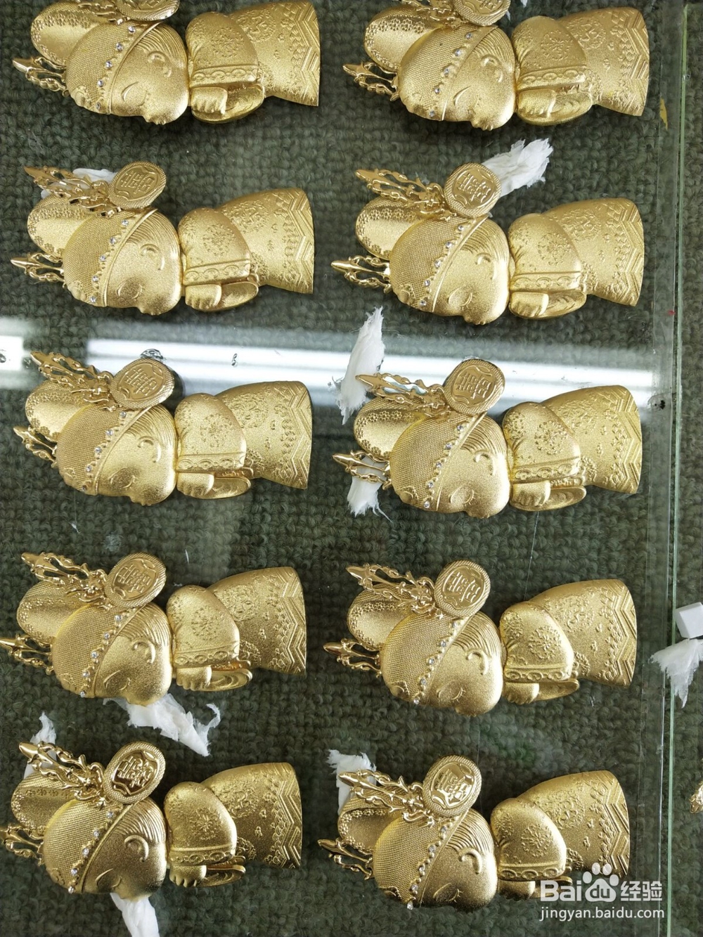 结婚婚庆礼物金石良缘立体金箔画装饰画工艺制作