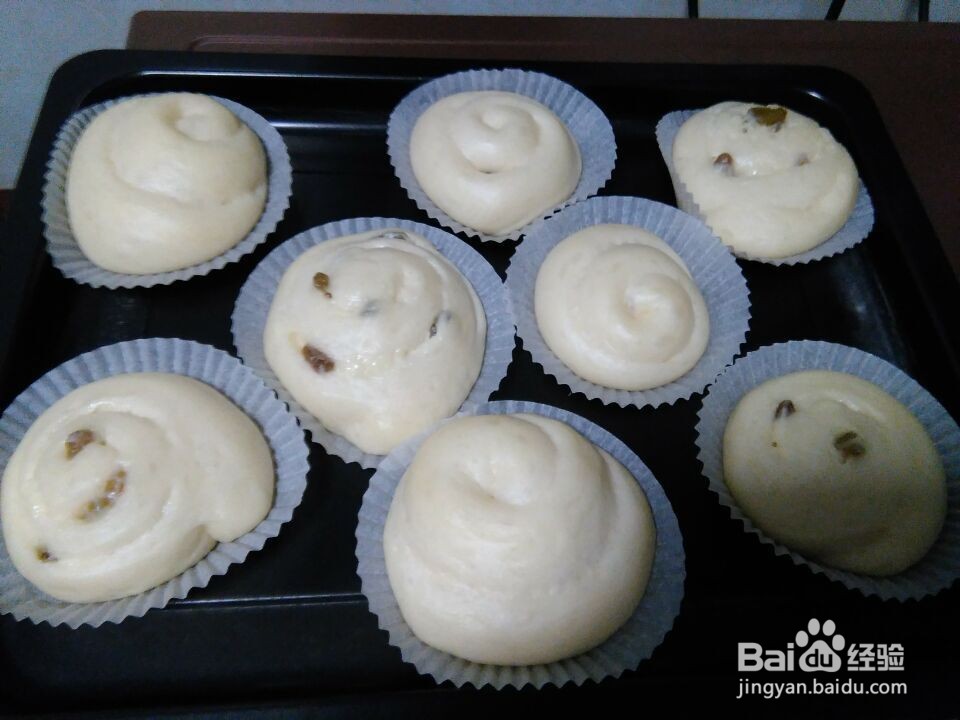 汤种奶酪提子包的做法