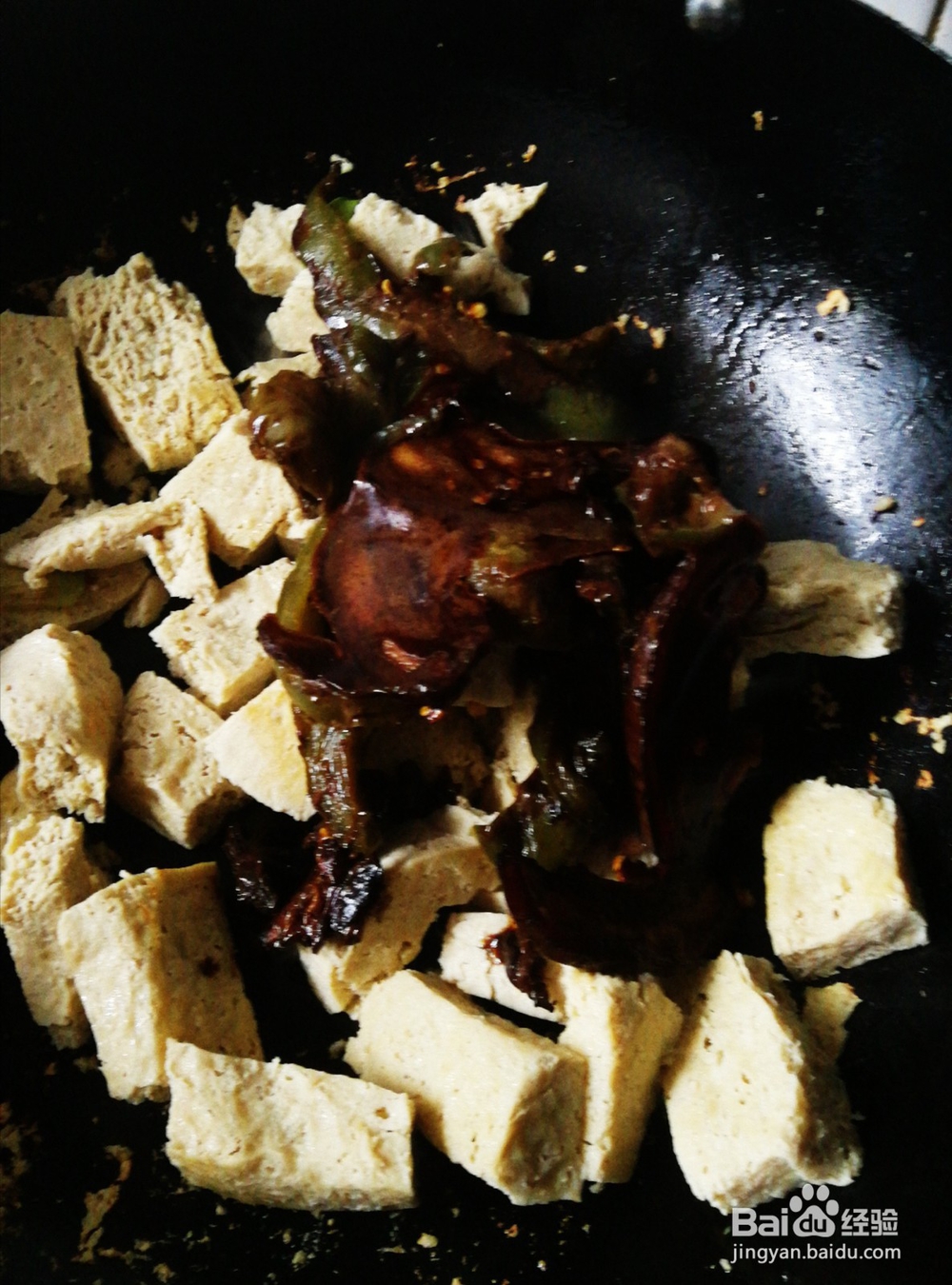 红烧肉炒冻豆腐