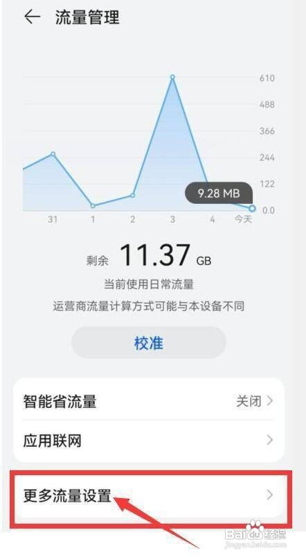 华为手机锁屏时怎样设置后台流量消耗提醒
