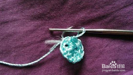 钩针钩阿富汗花朵教程