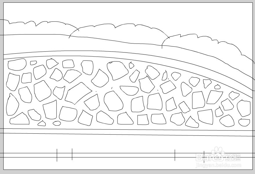 Flash绘制一个山体的场景