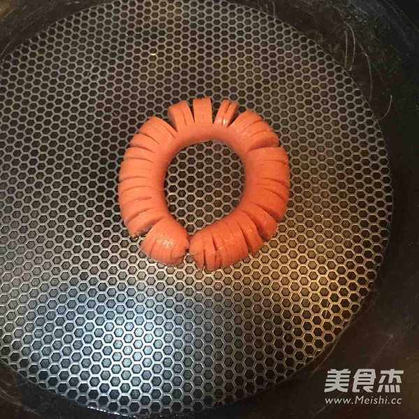 向日葵煎蛋的做法