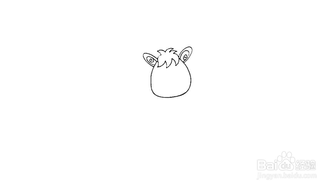 小毛驴简笔画画法教程