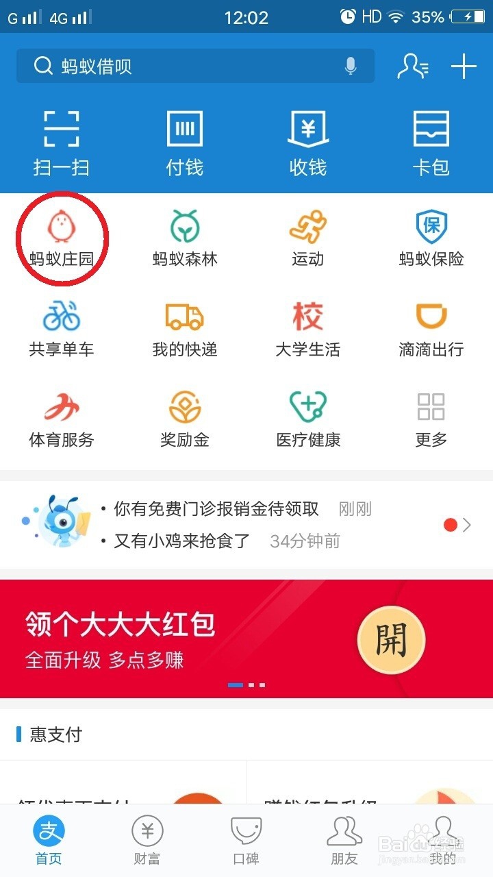 支付宝蚂蚁庄园怎么收取鸡蛋